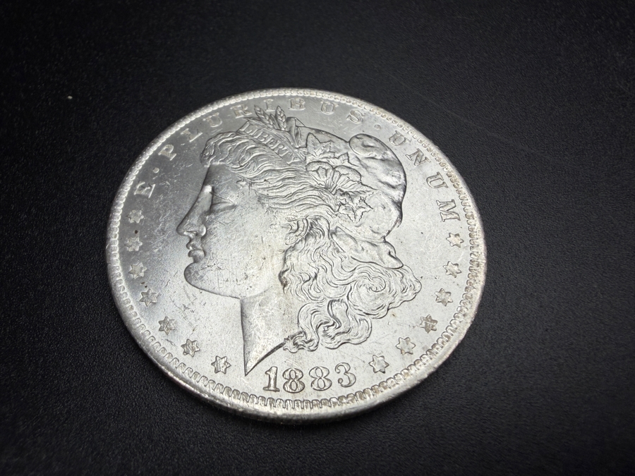 1883 O Brilliant Uncirculated Morgan Silver Dollar [Photo 2]