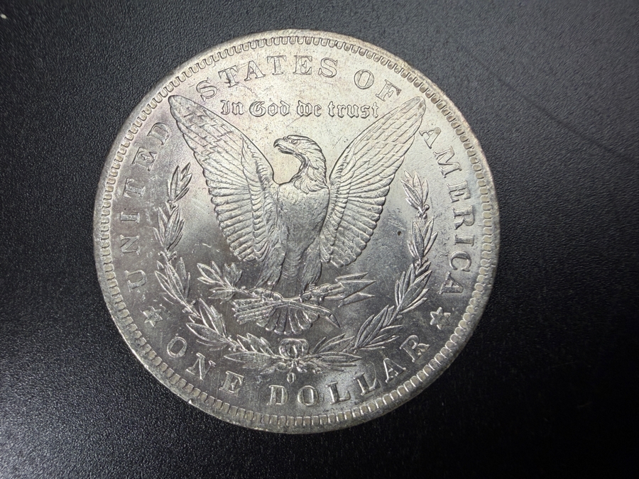 1883 O Brilliant Uncirculated Morgan Silver Dollar [Photo 3]