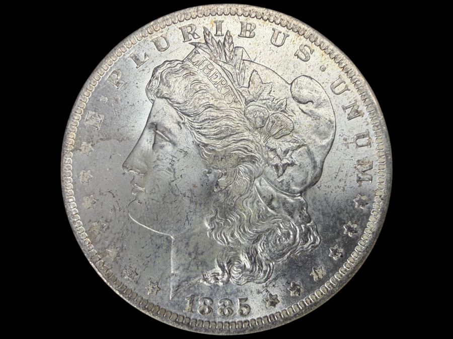 1885 O Brilliant Uncirculated Morgan Silver Dollar