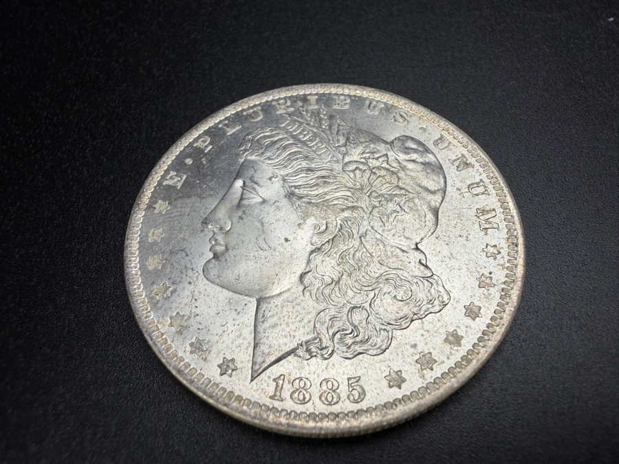 1885 O Brilliant Uncirculated Morgan Silver Dollar [Photo 2]