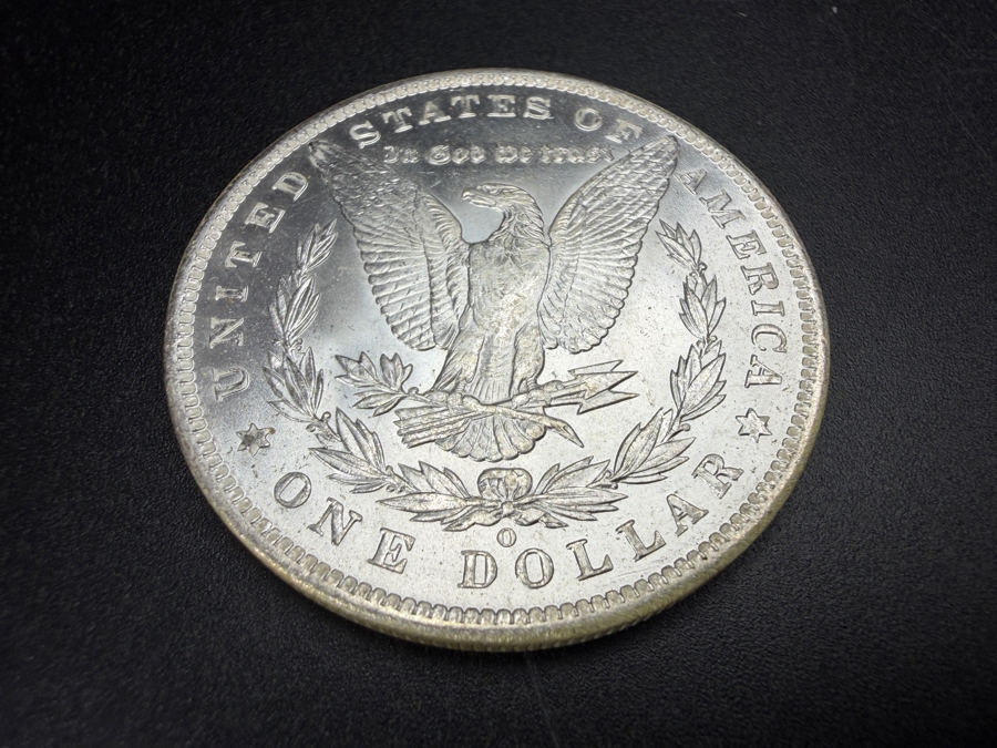 1885 O Brilliant Uncirculated Morgan Silver Dollar [Photo 4]