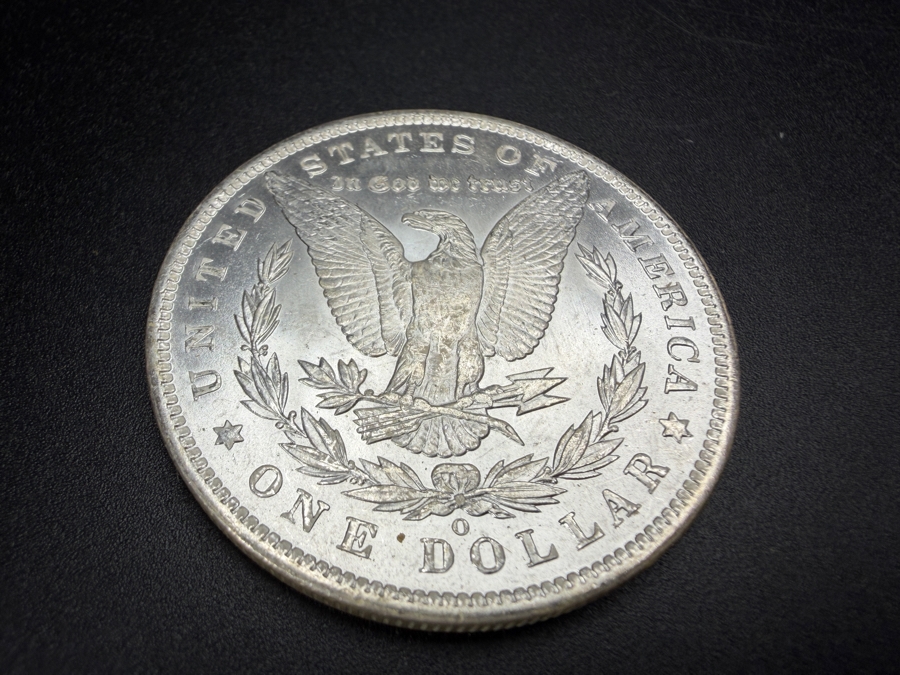 1885 O Brilliant Uncirculated Morgan Silver Dollar [Photo 4]