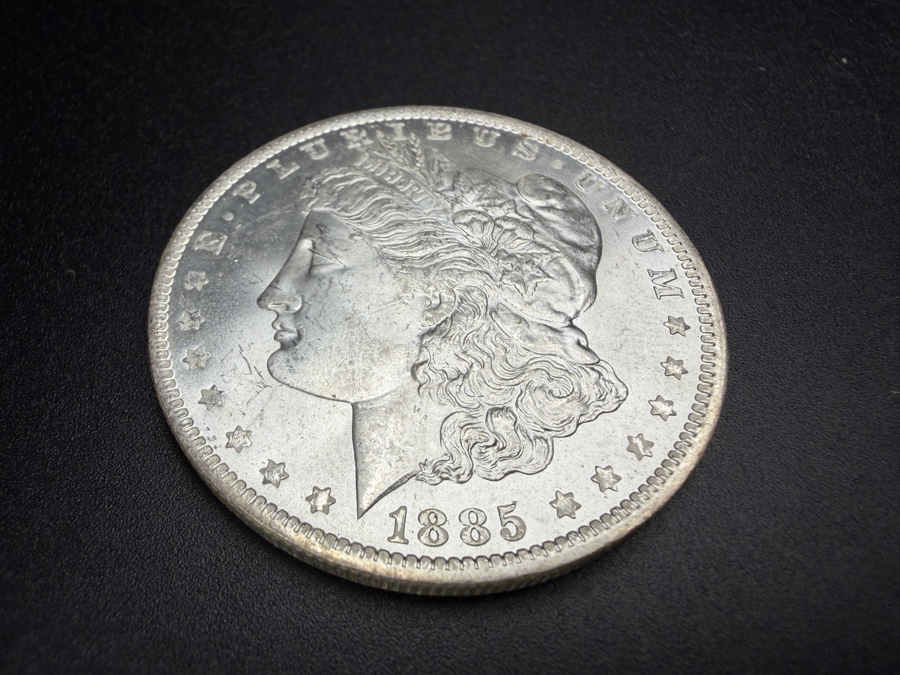 1885 O Brilliant Uncirculated Morgan Silver Dollar [Photo 2]