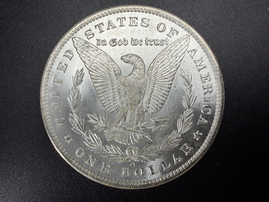 1885 O Brilliant Uncirculated Morgan Silver Dollar [Photo 3]