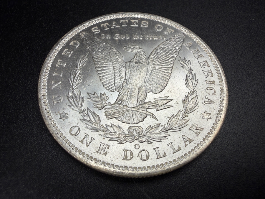 1885 O Brilliant Uncirculated Morgan Silver Dollar [Photo 4]