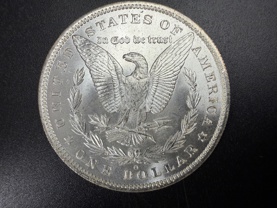 1885 O Brilliant Uncirculated Morgan Silver Dollar [Photo 3]