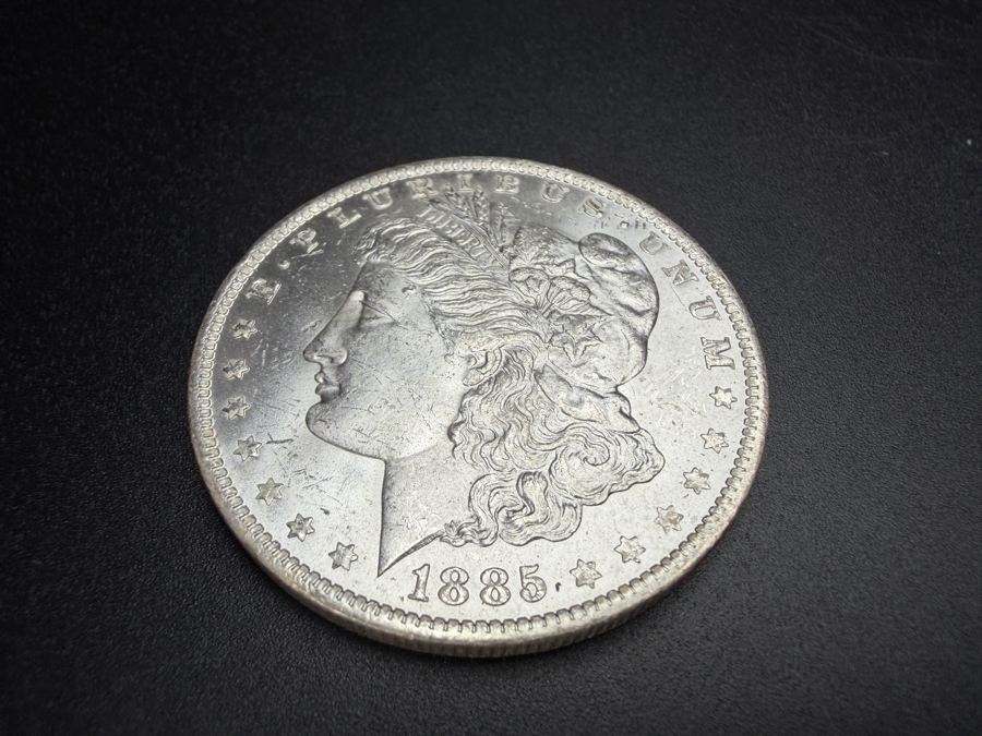 1885 O Brilliant Uncirculated Morgan Silver Dollar [Photo 2]