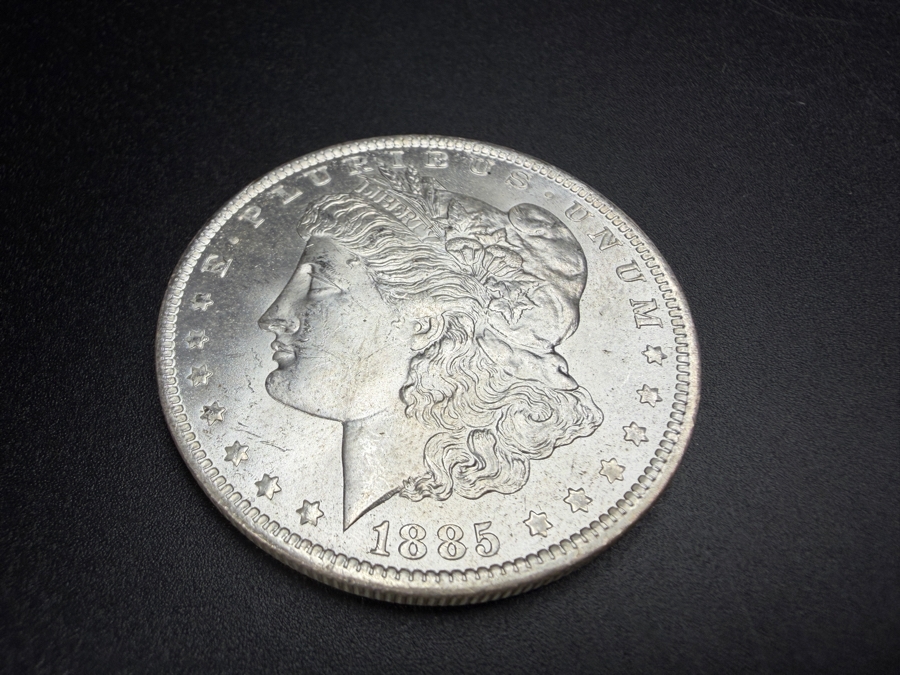 1885 O Brilliant Uncirculated Morgan Silver Dollar [Photo 2]