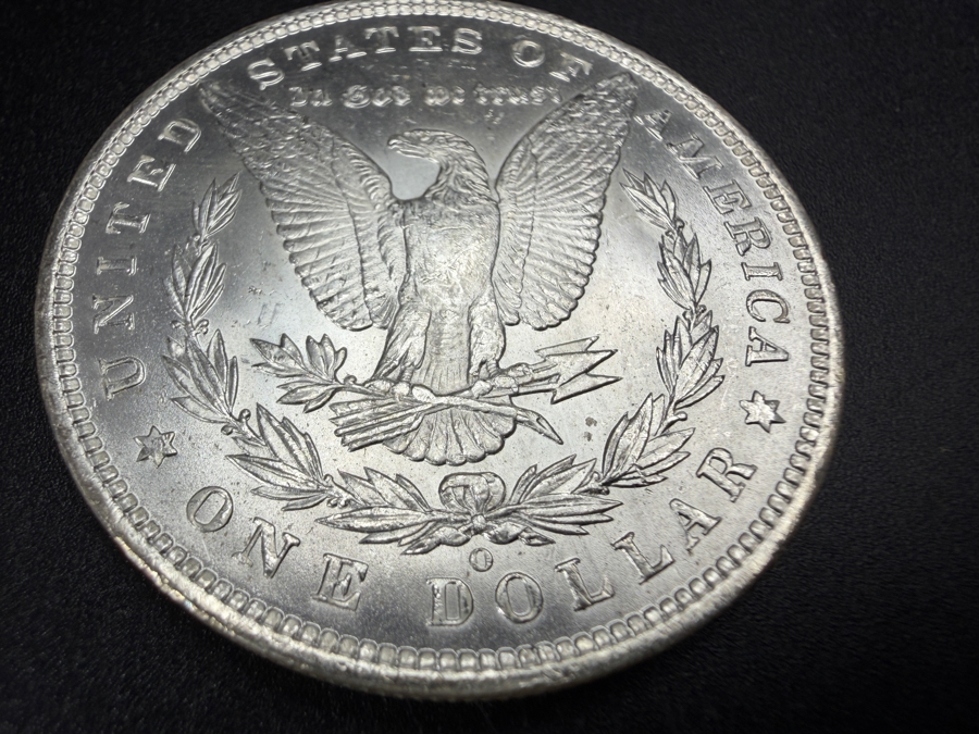 1885 O Brilliant Uncirculated Morgan Silver Dollar [Photo 4]