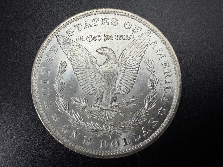 1885 O Brilliant Uncirculated Morgan Silver Dollar [Photo 3]