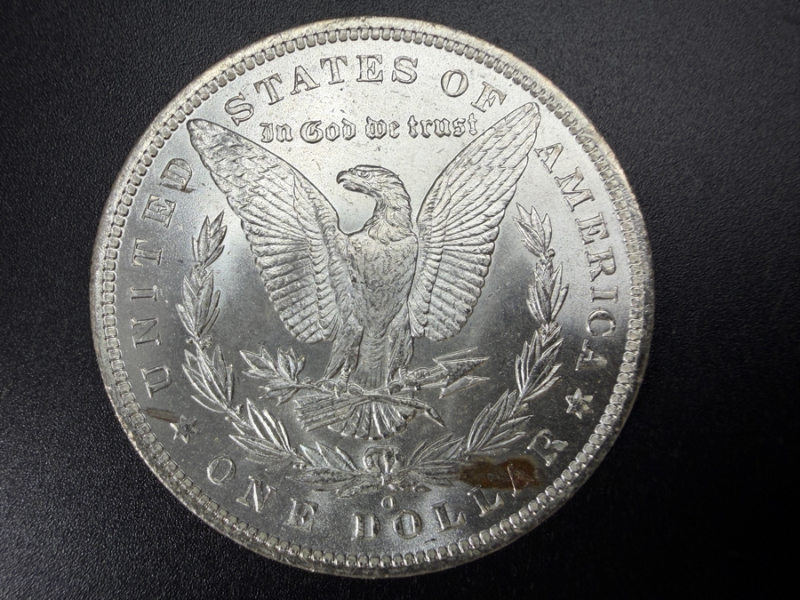 1885 O Brilliant Uncirculated Morgan Silver Dollar [Photo 3]