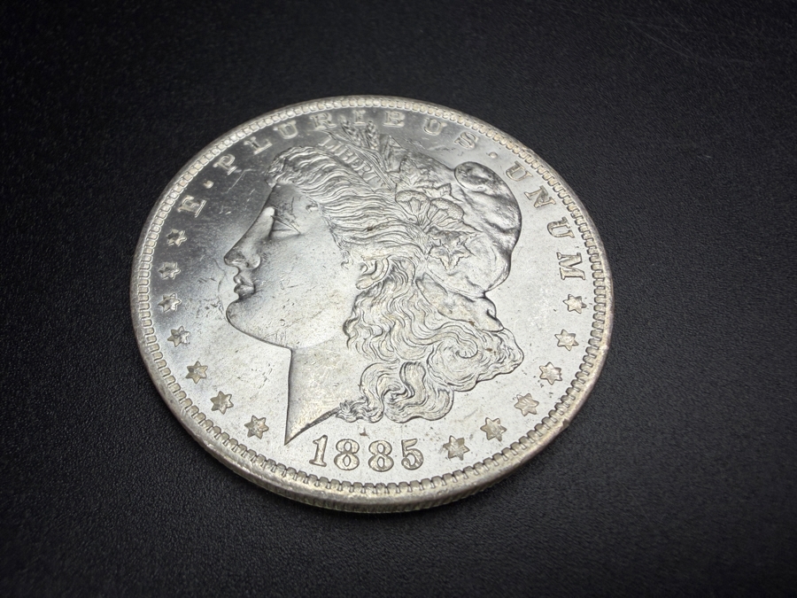 1885 O Brilliant Uncirculated Morgan Silver Dollar [Photo 2]