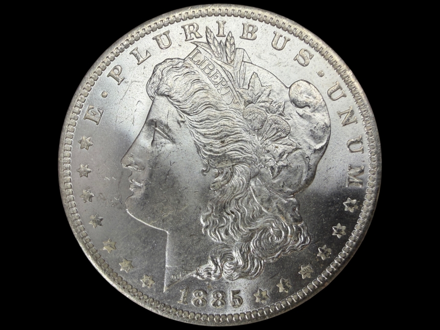 1885 O Brilliant Uncirculated Morgan Silver Dollar