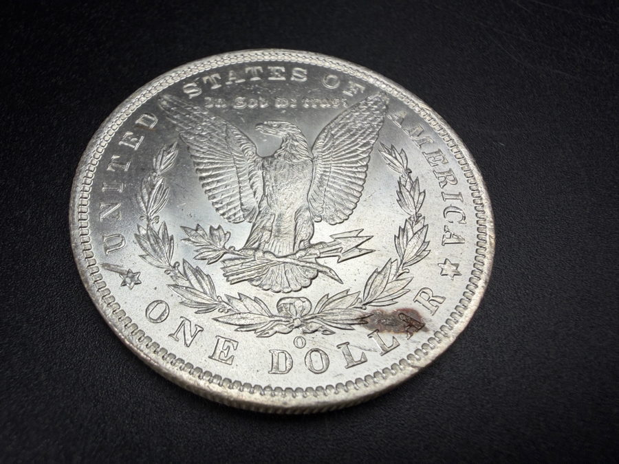 1885 O Brilliant Uncirculated Morgan Silver Dollar [Photo 4]