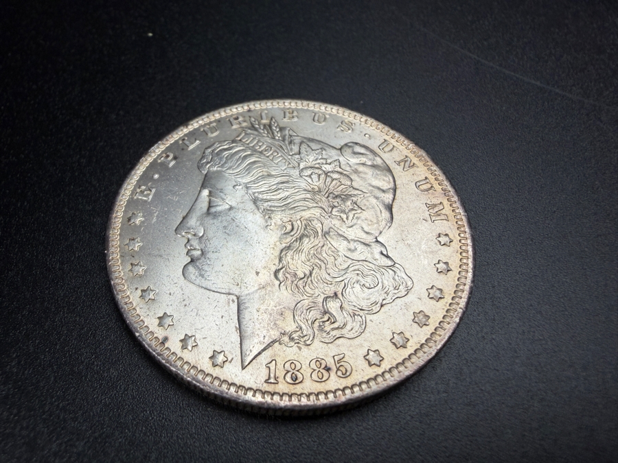 1885 O Brilliant Uncirculated Morgan Silver Dollar [Photo 2]