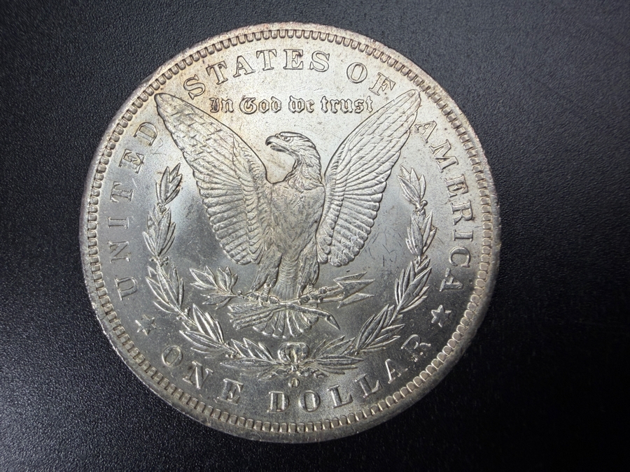 1885 O Brilliant Uncirculated Morgan Silver Dollar [Photo 3]