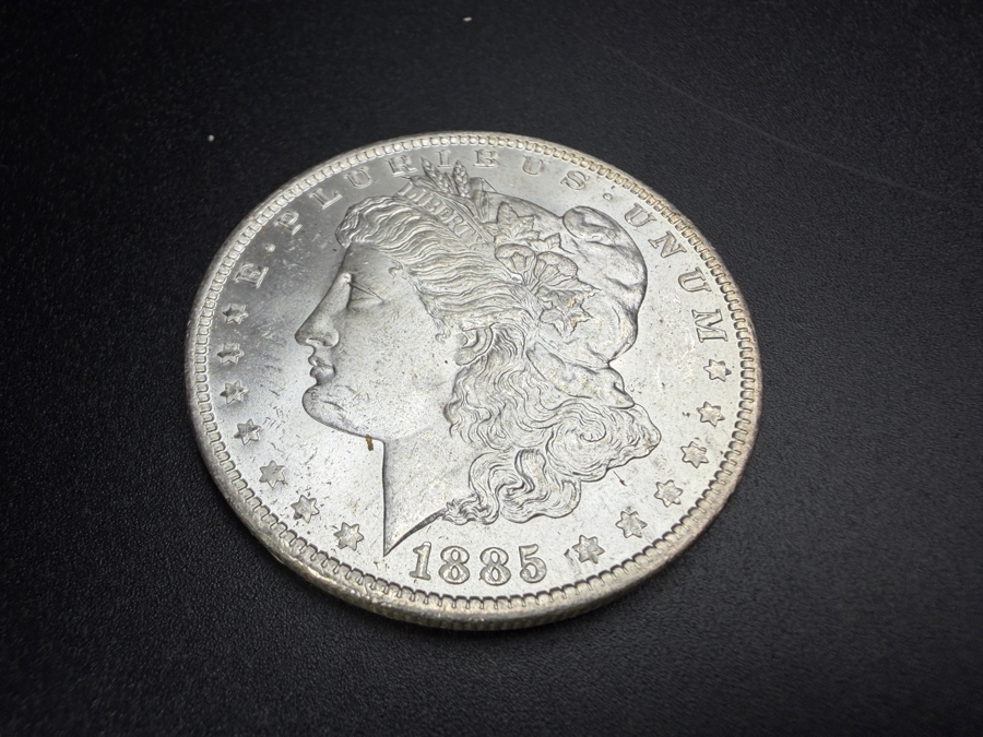 1885 O Brilliant Uncirculated Morgan Silver Dollar [Photo 2]