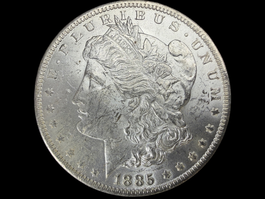 1885 O Brilliant Uncirculated Morgan Silver Dollar