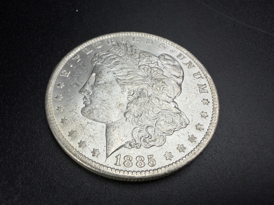 1885 O Brilliant Uncirculated Morgan Silver Dollar [Photo 2]