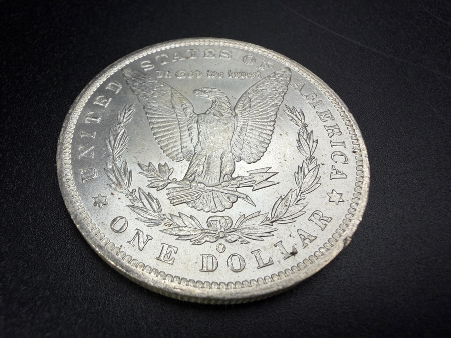 1885 O Brilliant Uncirculated Morgan Silver Dollar [Photo 4]
