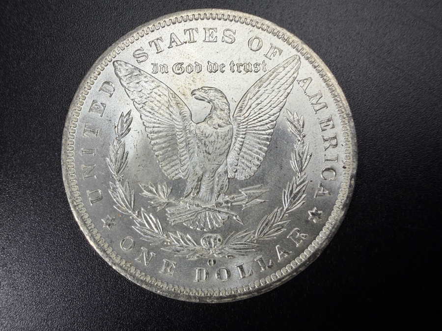 1885 O Brilliant Uncirculated Morgan Silver Dollar [Photo 3]