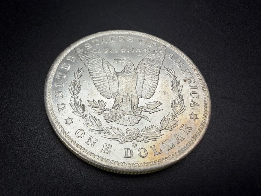 1885 O Brilliant Uncirculated Morgan Silver Dollar [Photo 4]