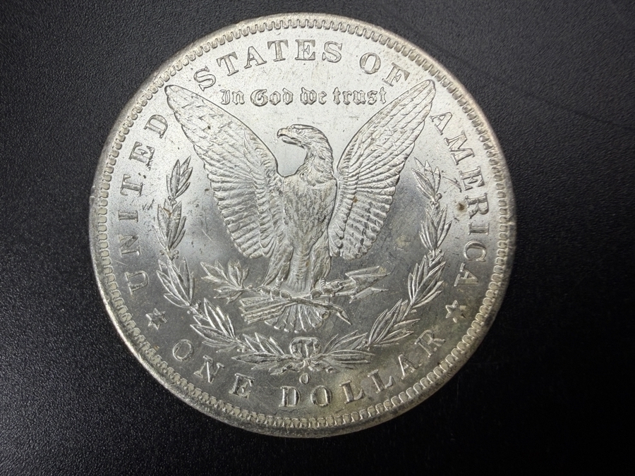 1885 O Brilliant Uncirculated Morgan Silver Dollar [Photo 3]
