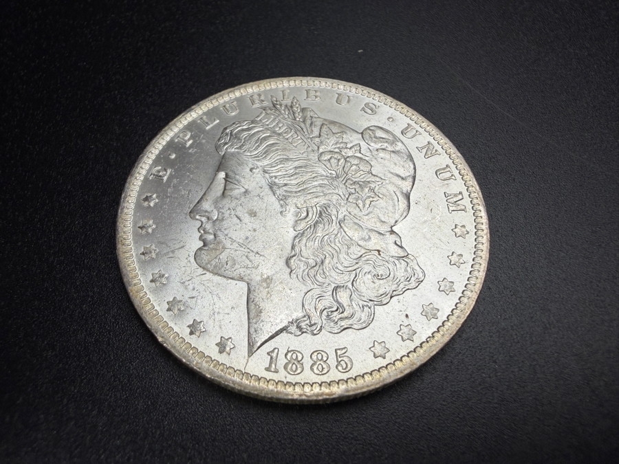 1885 O Brilliant Uncirculated Morgan Silver Dollar [Photo 2]