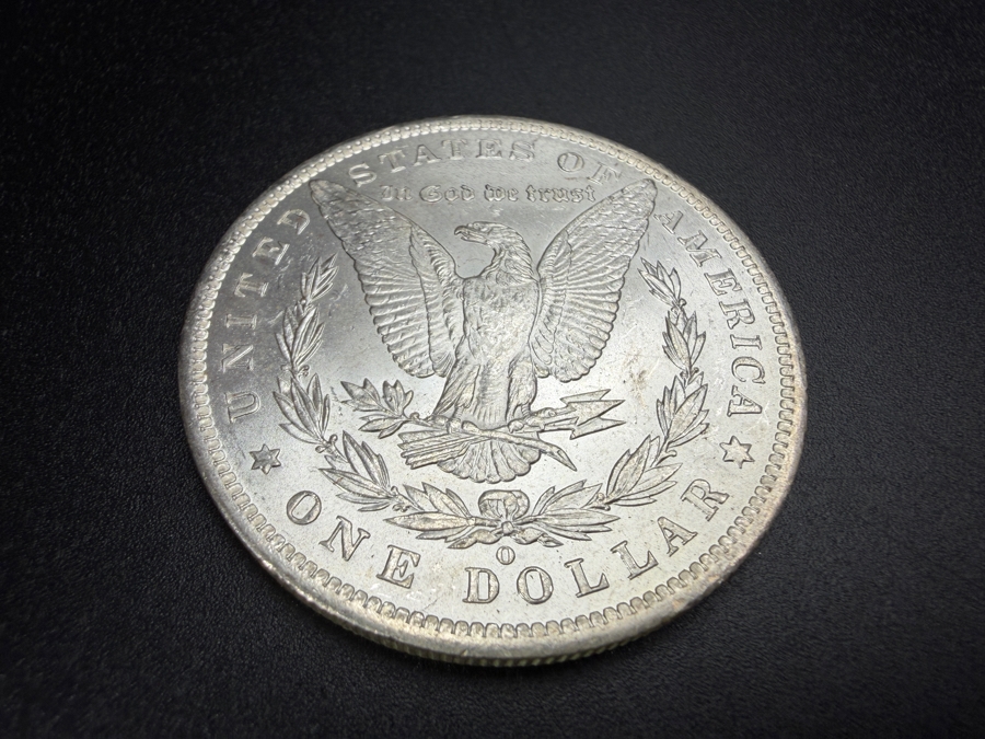 1885 O Brilliant Uncirculated Morgan Silver Dollar [Photo 4]