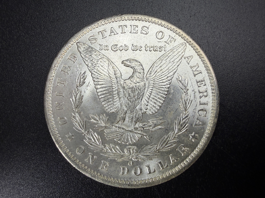 1885 O Brilliant Uncirculated Morgan Silver Dollar [Photo 3]
