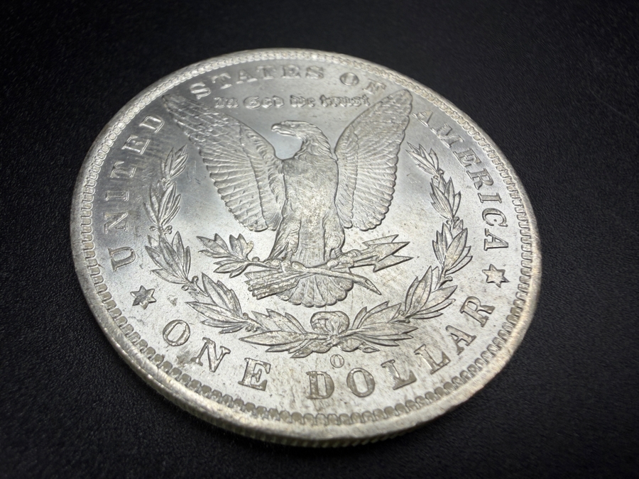 1885 O Brilliant Uncirculated Morgan Silver Dollar [Photo 4]