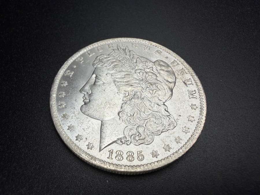 1885 O Brilliant Uncirculated Morgan Silver Dollar [Photo 2]