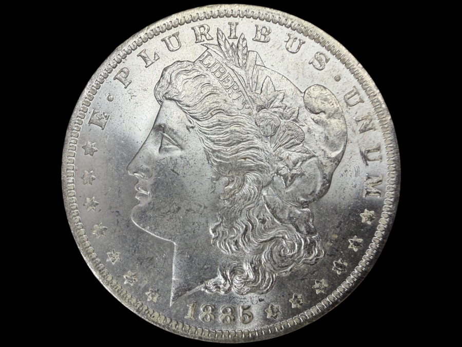 1885 O Brilliant Uncirculated Morgan Silver Dollar