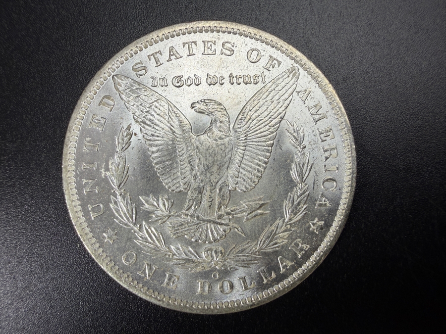 1885 O Brilliant Uncirculated Morgan Silver Dollar [Photo 3]