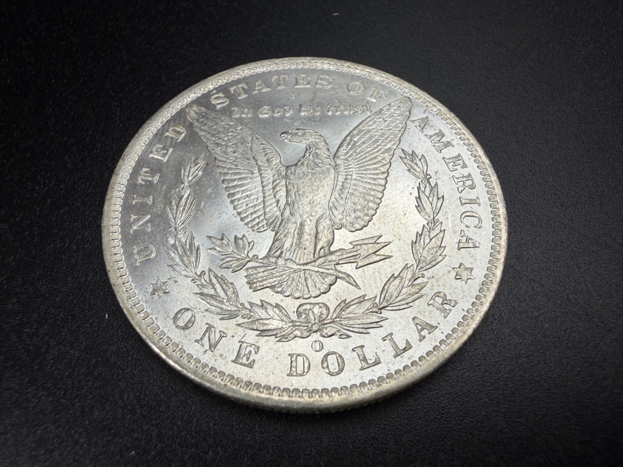 1885 O Brilliant Uncirculated Morgan Silver Dollar [Photo 4]