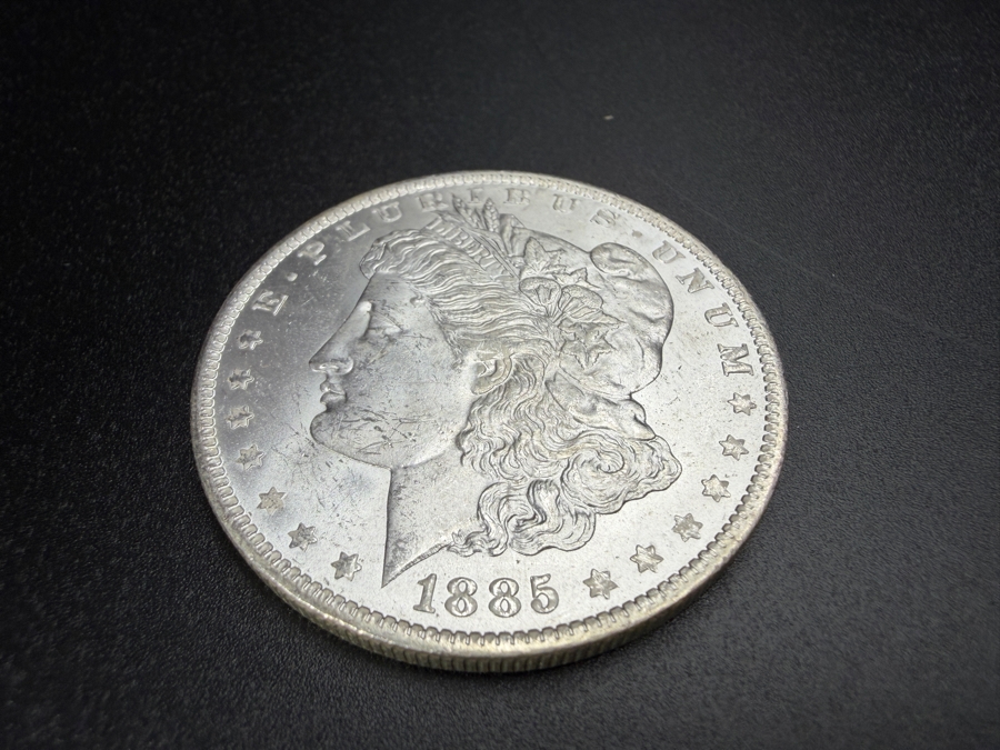 1885 O Brilliant Uncirculated Morgan Silver Dollar [Photo 2]