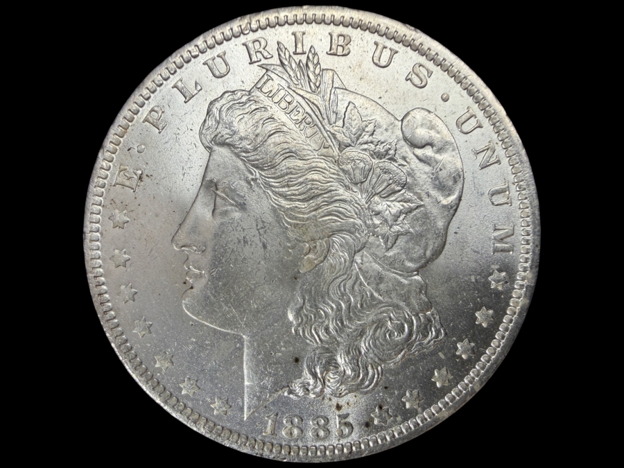 1885 O Brilliant Uncirculated Morgan Silver Dollar