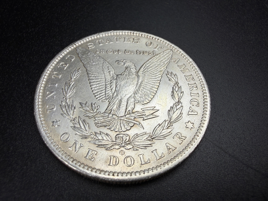 1885 O Brilliant Uncirculated Morgan Silver Dollar [Photo 4]