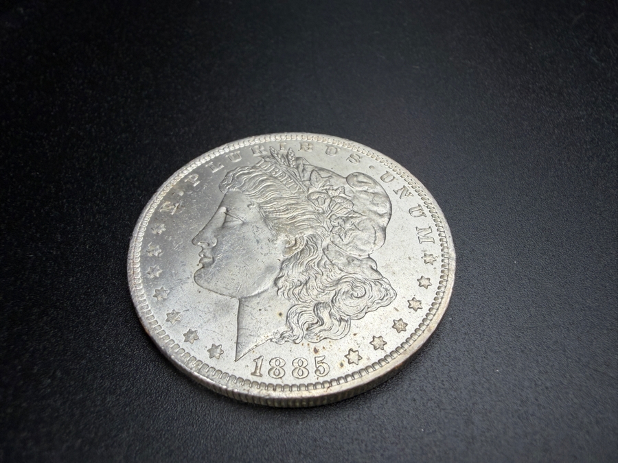 1885 O Brilliant Uncirculated Morgan Silver Dollar [Photo 2]