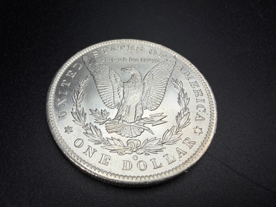 1885 O Brilliant Uncirculated Morgan Silver Dollar [Photo 3]