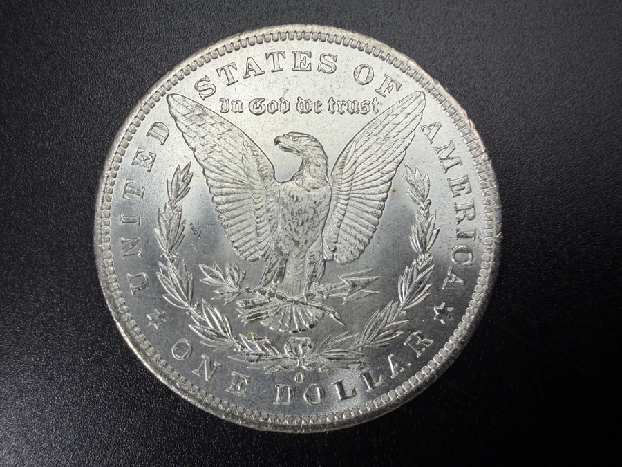 1885 O Brilliant Uncirculated Morgan Silver Dollar [Photo 3]