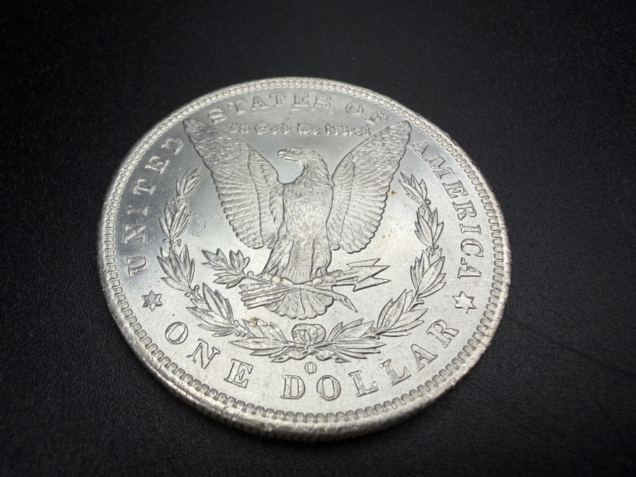 1885 O Brilliant Uncirculated Morgan Silver Dollar [Photo 4]