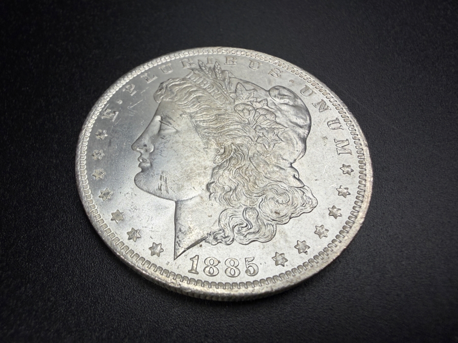 1885 O Brilliant Uncirculated Morgan Silver Dollar [Photo 2]