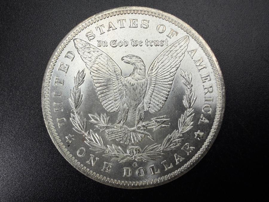 1885 O Brilliant Uncirculated Morgan Silver Dollar [Photo 3]