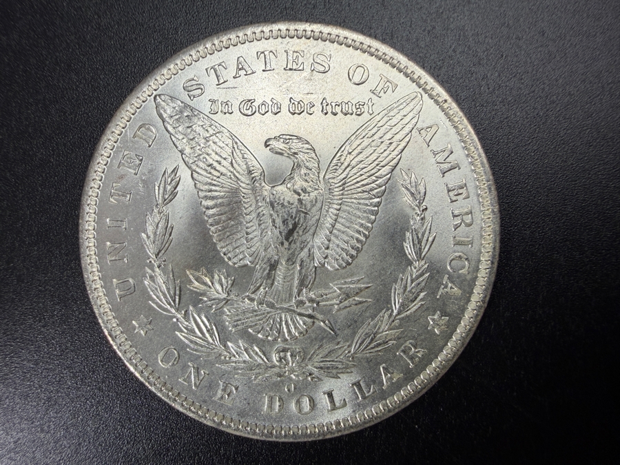 1885 O Brilliant Uncirculated Morgan Silver Dollar [Photo 3]