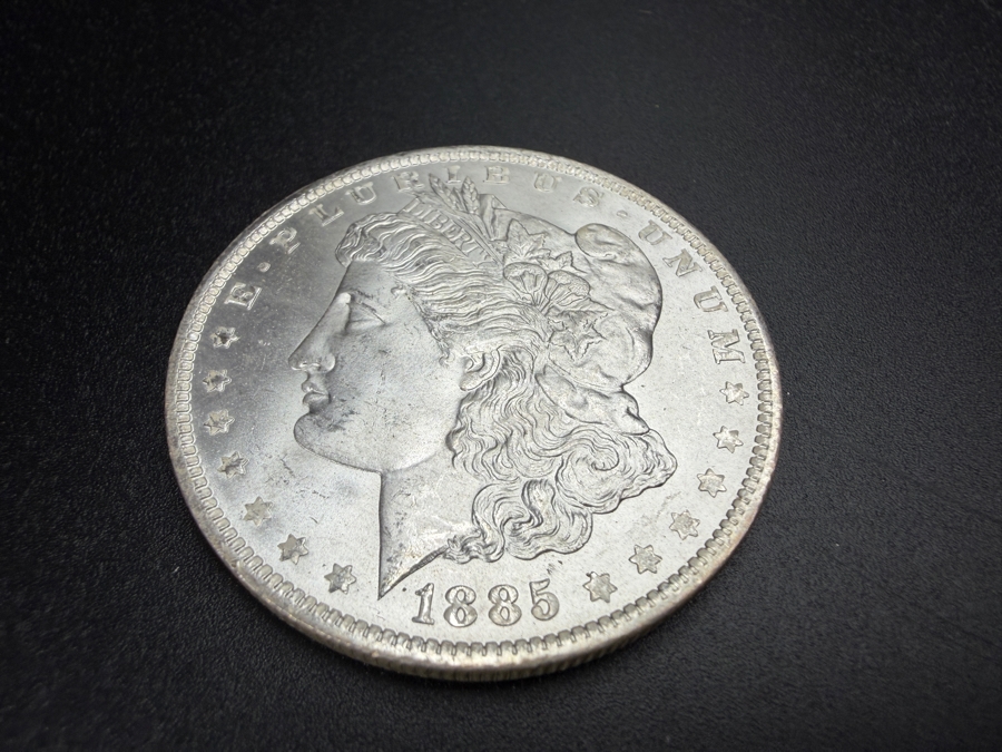 1885 O Brilliant Uncirculated Morgan Silver Dollar [Photo 2]