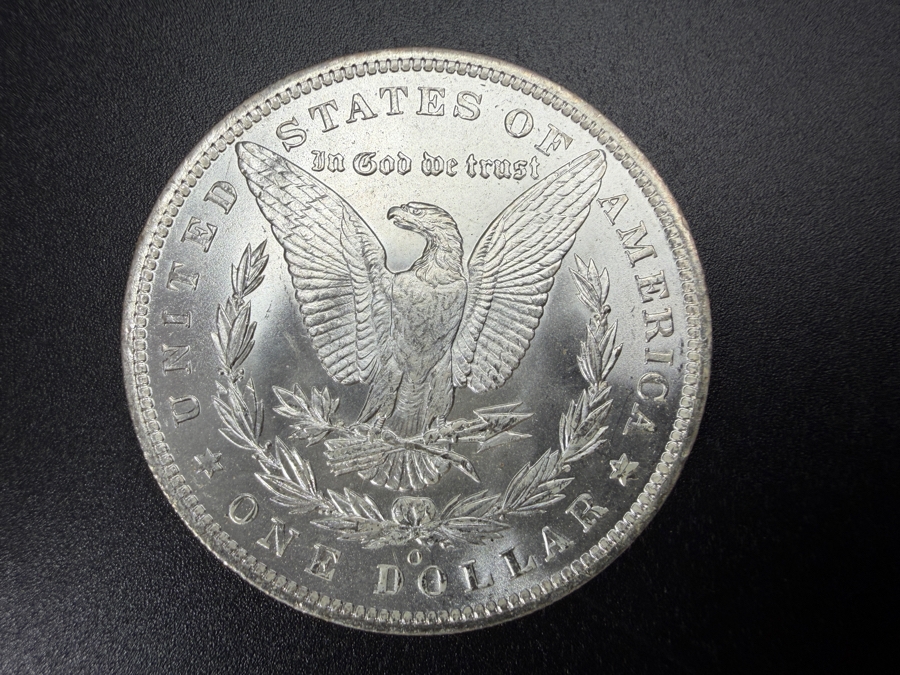 1885 O Brilliant Uncirculated Morgan Silver Dollar [Photo 3]