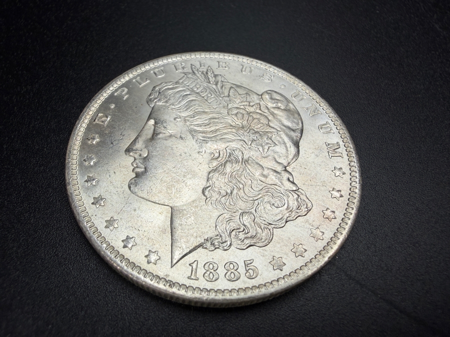 1885 O Brilliant Uncirculated Morgan Silver Dollar [Photo 2]