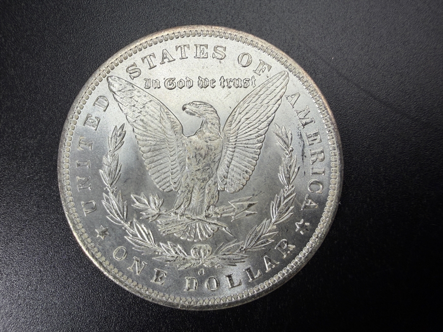 1885 O Brilliant Uncirculated Morgan Silver Dollar [Photo 3]