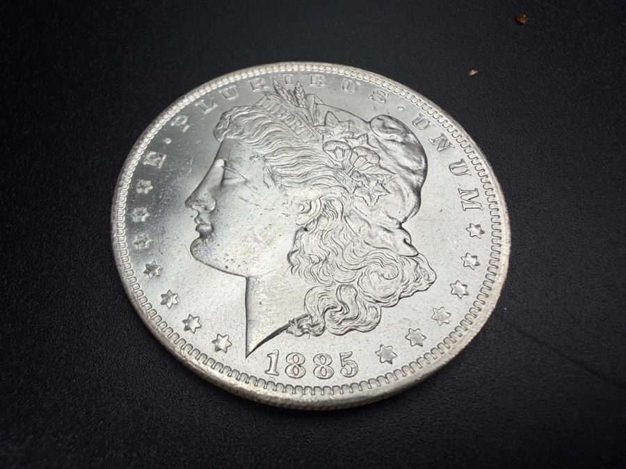 1885 O Brilliant Uncirculated Morgan Silver Dollar [Photo 2]